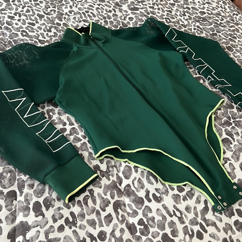 adidas Ivy Park Mesh Sleeve Bodysuit - Picture 3 of 12